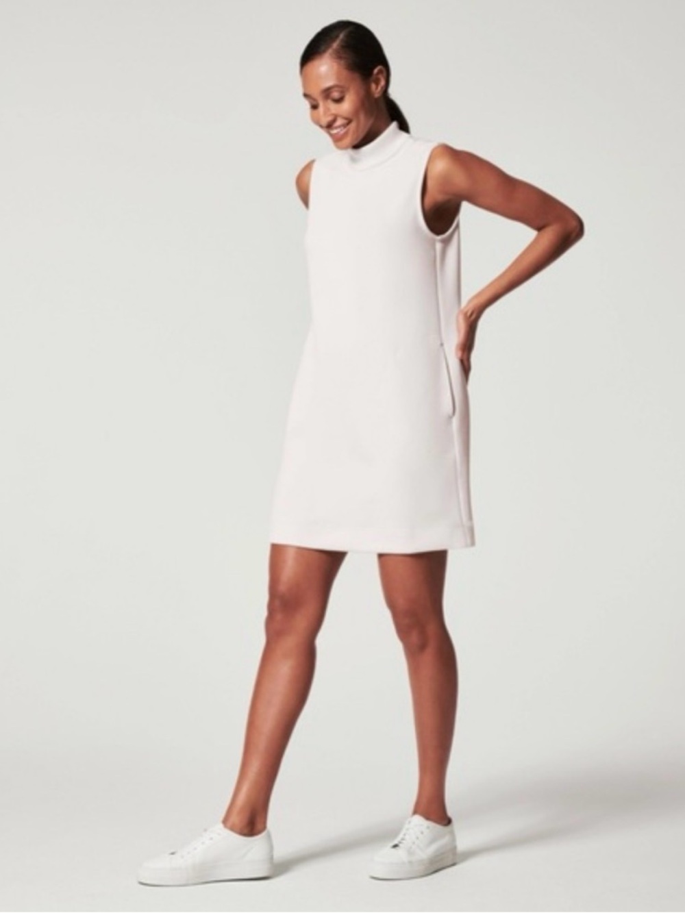 SPANX Air Essentials Mock-Neck Shift Dress XL